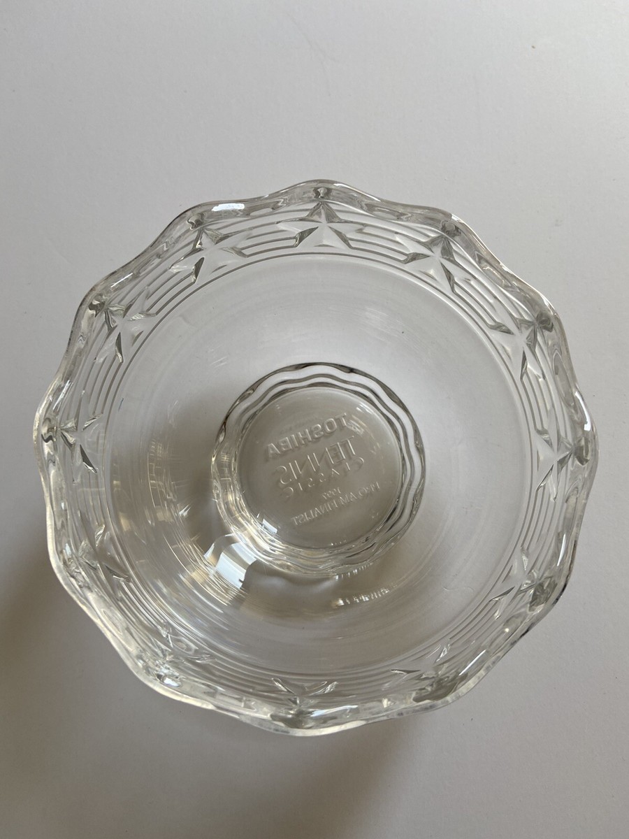 Tiffany Co. -Authentic, Star Band Crystal Bowl T&Co. Name
