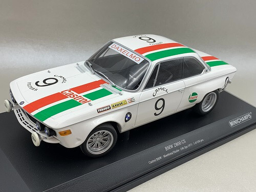 Bmw 2800 Cs 24 Spa-Francochamps 1971 Minichamps In 1:18 Limitiert 350 StüCk Neu-image