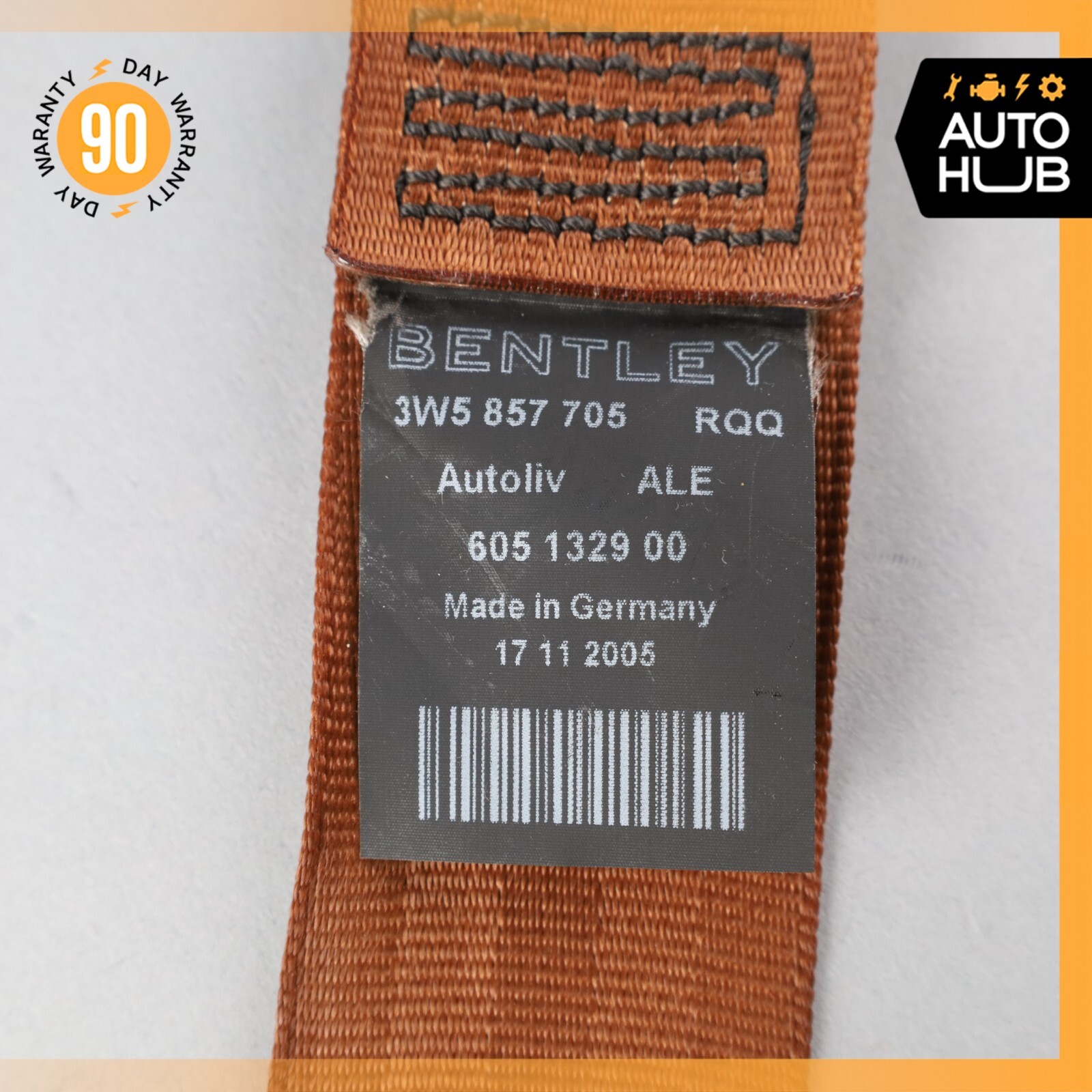 06-13 Bentley Continental Flying Spur Front Left Driver Side Seat Belt OEM 58k
