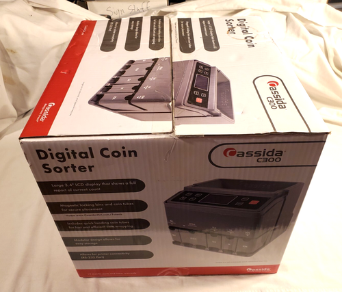 Cassida C300 Professional USD Coin Sorter Unused In Box