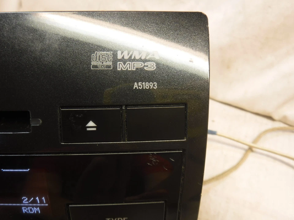 07 08 09 10 11 12 13 Toyota Tundra Sequoia Radio CD A51893 86120-0C290 FGM09 Foto 4 de 4