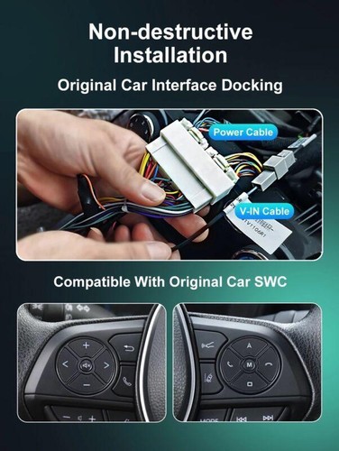 12.1" Touchscreen Radio Android Gps Navigation Carplay For Ford Mustang 10~14 - Picture 5 of 6