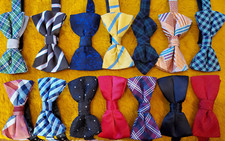 14 pc  MENS BOW TIES  PRE-TIED  TOMMY HILFIGER, IZOD, STAFFORD  MORE