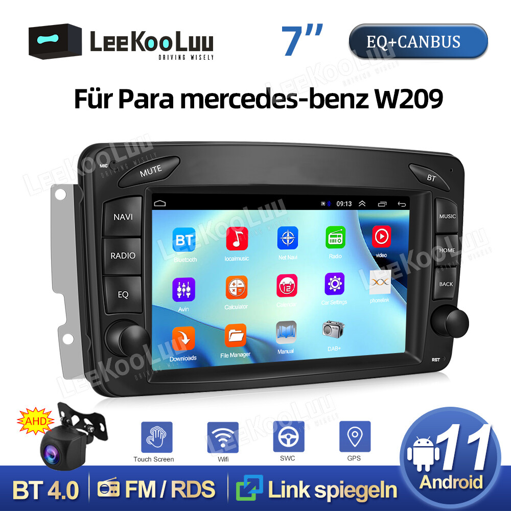 Autoradio GPS Android für Mercedes-Benz W203 Vito W639 W168 Vaneo CLK ...