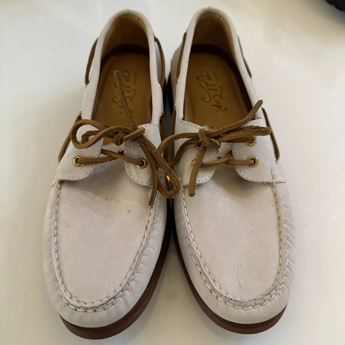 Sperry gold cup white clearance