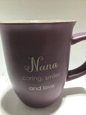 NANA CARING SMILES AND LOVE COFFEE MUG TEA CUP MUG  Art Deco Print Mug B201