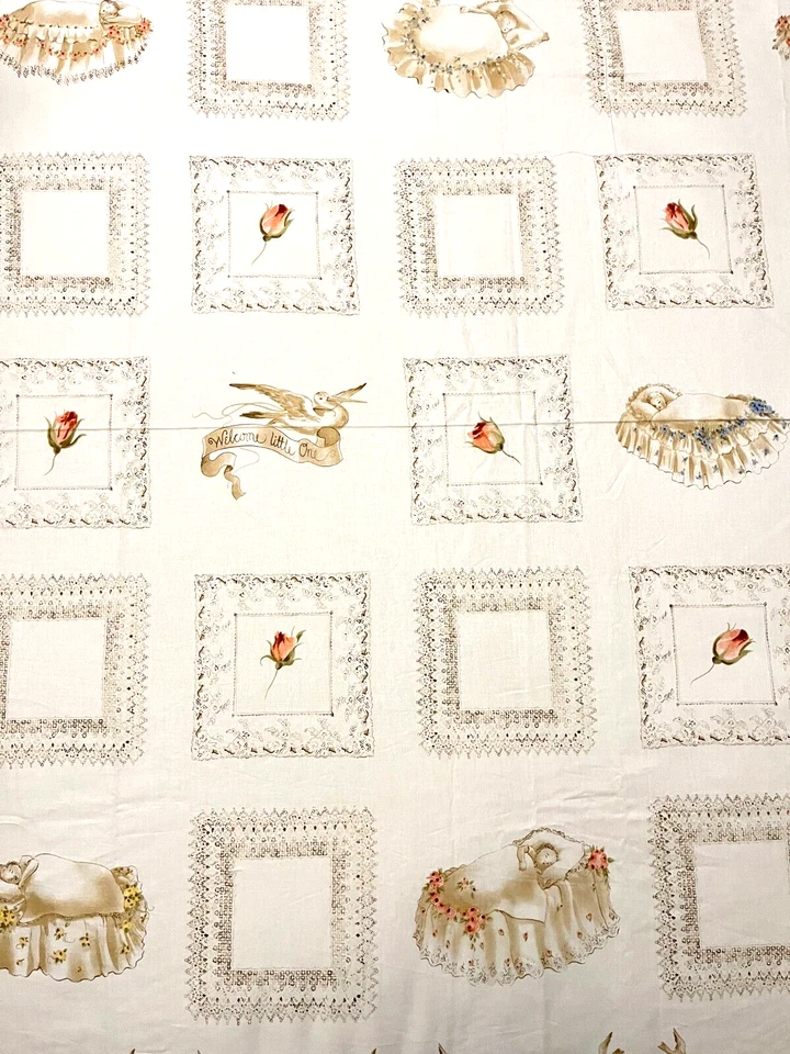 3 1/2 码棉质织物婴儿“珍贵回忆”Martha Pullen 著 — 第 3/4 张图片