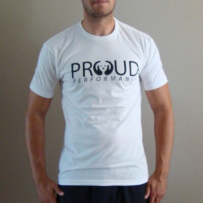 Proud Performance Active Men's T-Shirt - White