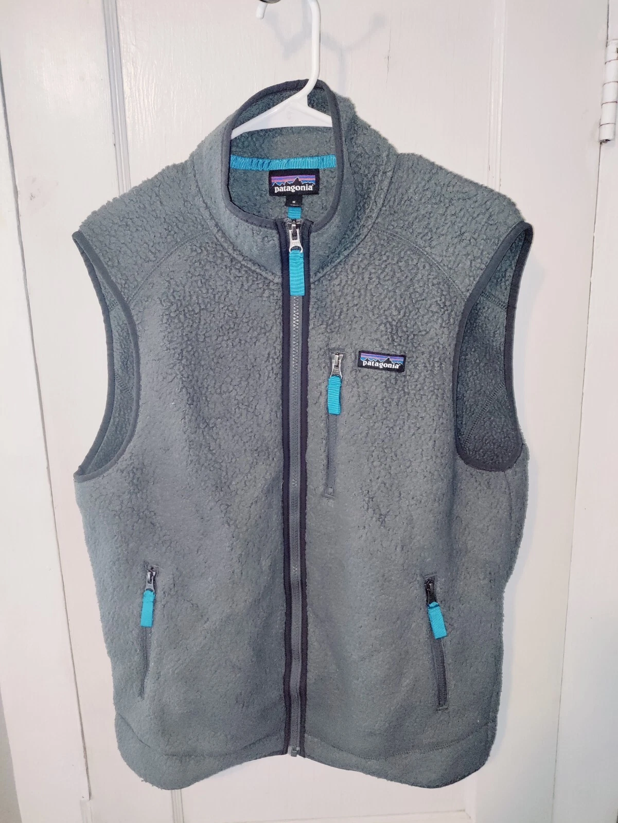 Patagonia Mens Size Medium retro full zip sherpa vest
