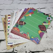 Decorative Printed Scrapbook Paper Lot