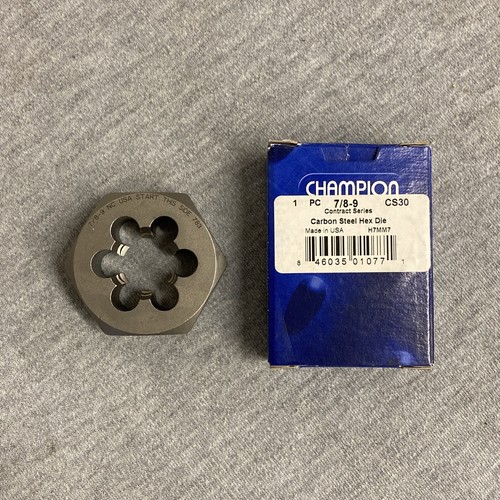 Champion Carbon Hex Die CS30-7/8-9