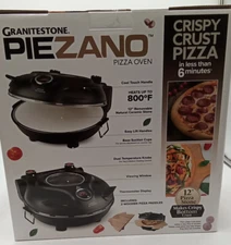 Granitestone PIEZANO Crispy Crust Pizza Oven Electric Pizza Indoor Oven