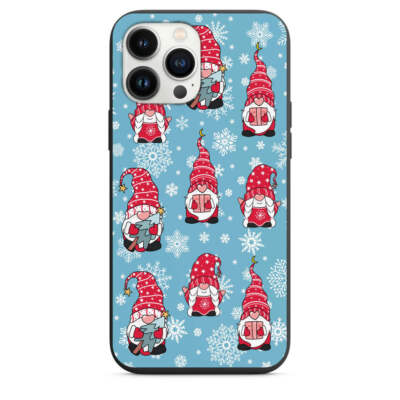 Christmas Gnomes And Snowflakes Design Phone Case for iPhone X XS XR SE  11
