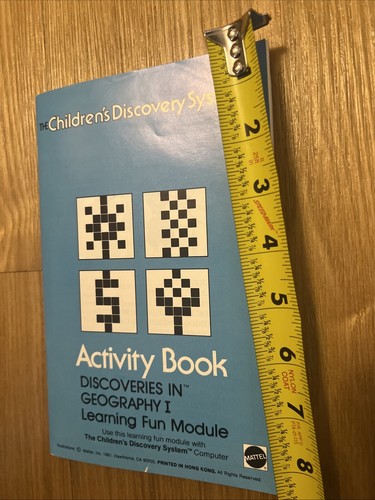 The Children's Discovery System Computer Activity Book By Mattel Vintage 80s - Picture 2 of 13