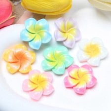 20x Shiny Flower Resin Accessories Materials for DIY Hairpin Gift Decoration New