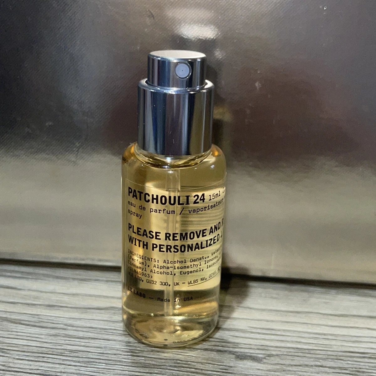 Le Labo PATCHOULI 24 Eau De Parfum 15ml 0.5 Fl Oz New No Lid eBay