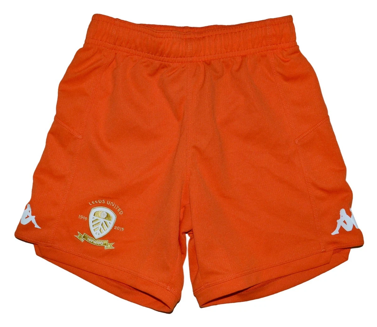 LEEDS UNITED 2019 2020 GOALKEEPER FOOTBALL SHORTS JERSEY KAPPA