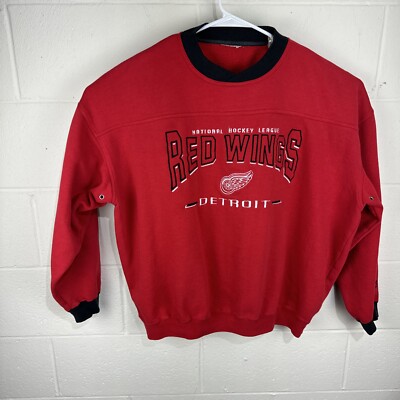 Vintage NHL Detroit Red Wings Sweatshirt Size XXL Embroidered