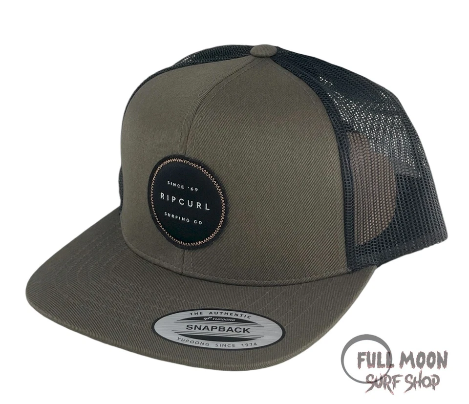 Nuevo Rip Curl Rutina Parche Snapback Trucker Gorra Sombrero Foto 2 de 4