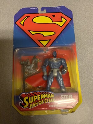 Superman Man Of Steel John Henry Irons With Pounding Hammer Blows