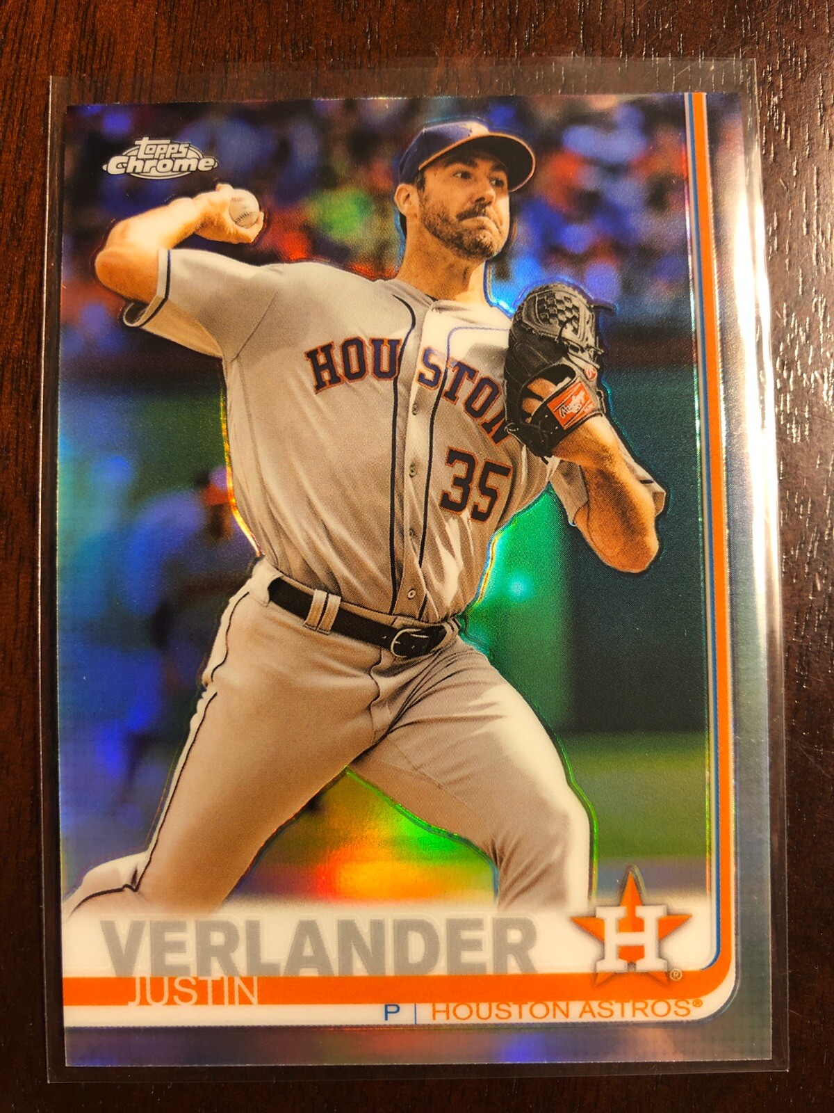 2019 Topps Chrome - Justin Verlander #28 Refractor