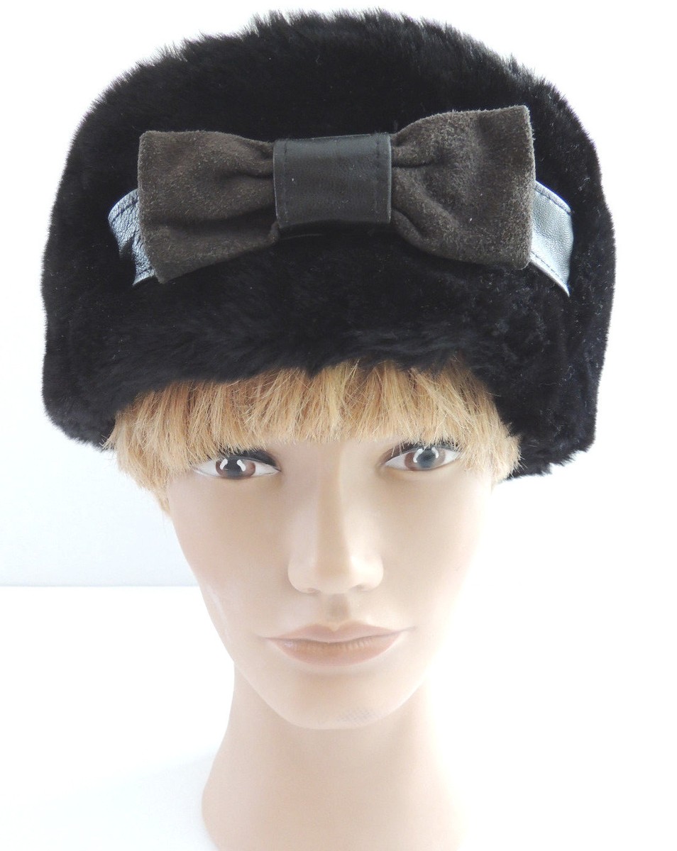 Fredrikson Fur & leather hat Unisex Fur Hats - Raccoon and Brown Leather Trooper Hat  main image 4