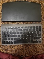 Zagg Cordless Wireless Keyboard Android Apple Ipad Windows Bluetooth W/ Cover