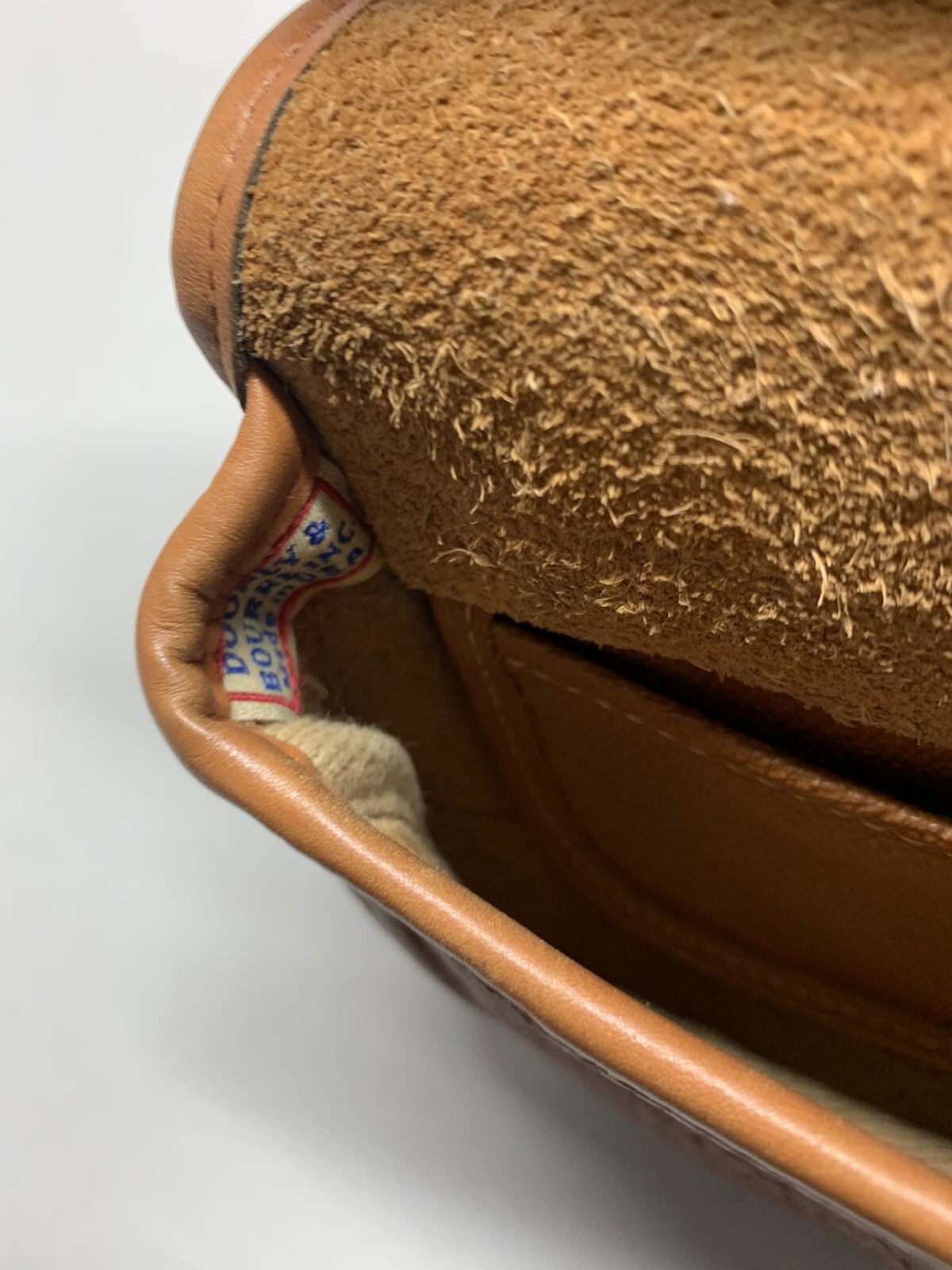 Borsa a tracolla vintage Dooney & Bourke piccola pelle marrone tracolla Russet rara