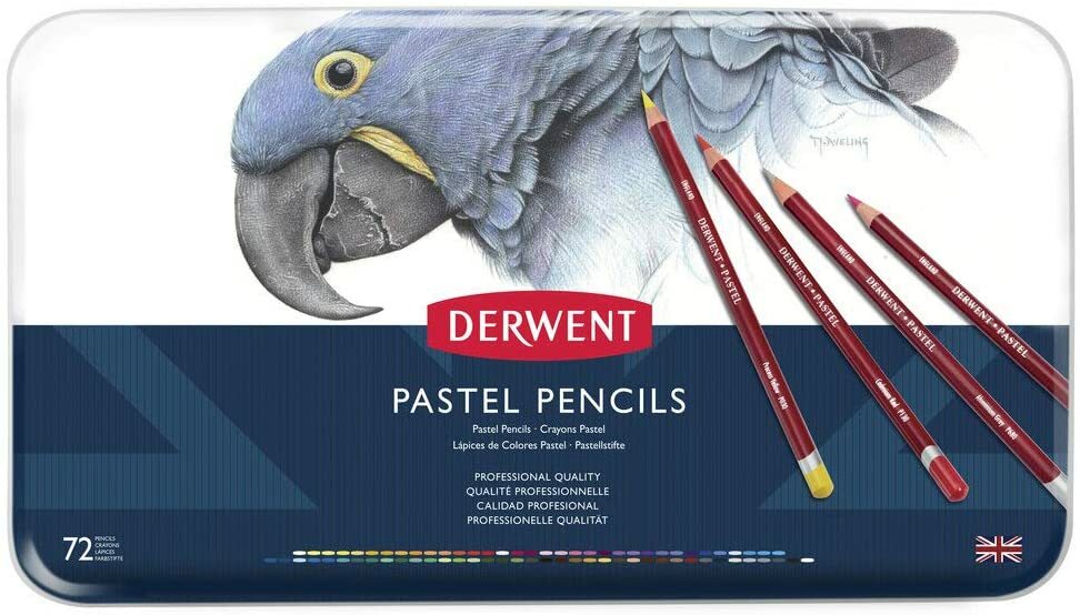 Derwent PASTEL PENCILS 色鉛筆 72色 ダーウエント DERWENT ダーウェント パステルペンシル 72色セット | ゆめ画材