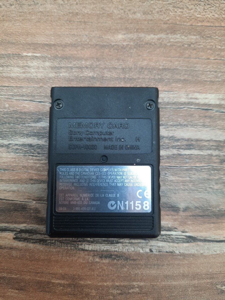 Carte Mémoire 8Mo Sony PS2 Officielle – Bleu Transparent – Pour PlayStation 2
