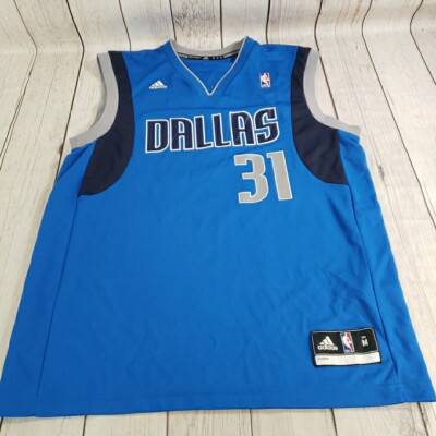 Dallas Mavericks Jersey Adult Medium Blue Adidas NBA Jason
