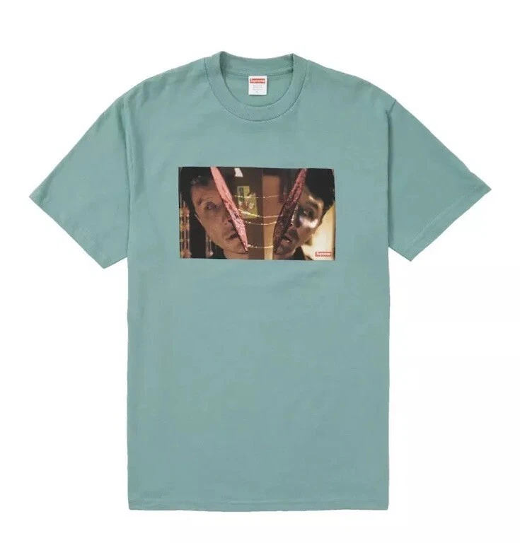 T SHIRT SUPREME SPLIT SARCELLE POUSSIÉREUSE TAILLE L TOUT NEUF MAIS OUVERT