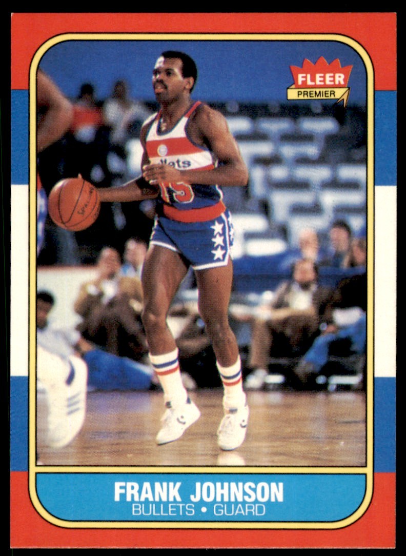 1986-87 Fleer Set Break Frank Johnson Rookie #52 NR-MINT