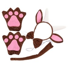 Animal Costume Set Cute Headbands Cosplay Headwear Goat Accessories