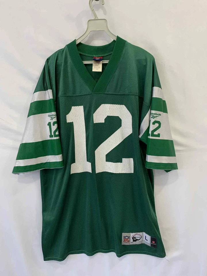 Camiseta Reebok NFL Gridiron Classic Throwback Joe Namath #12 Nueva York Talla L #21 Foto 2 de 4