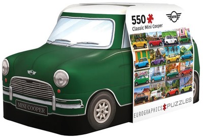 Classic Mini Cooper 550 Piece Jigsaw Puzzle in Tin Eurographics New