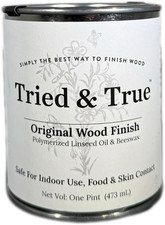 Tried True Wood Finish - Linseed Oil Beeswax, Food Safe Non-Toxic