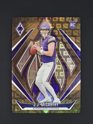 2024 Panini Phoenix JJ McCarthy Bronze Pandora RC /33 #185