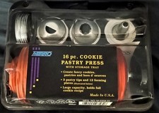 Mirror Vintage Cookie Pastry Press Ebonware 16-Pc M-0358-22