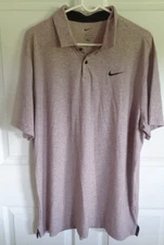 NWT - Men's - Nike Tour Golf - DRI-FIT - Plum Eclipse - Polo Shirt - Size XL