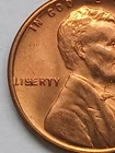 1955 S Lincoln Wheat Cent BIE Error Red Unc Improper Alloy Mix Woody