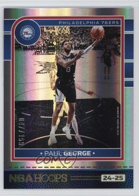 2024-25 Panini NBA Hoops Premium Box Set 47/199 Paul George #81 1gh7
