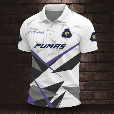 LIGA MX Pumas UNAM Personalized Name Multi Color Polo 2026 S-5XL