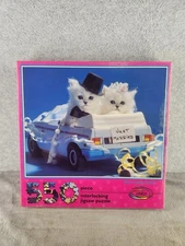 Ceaco Vintage Puzzle 550 Pieces Cats First Comes Love 90’s - SEALED