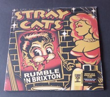 STRAY CATS - RUMBLE IN BRIXTON - Vinyl Record 12 RECORD - J123z