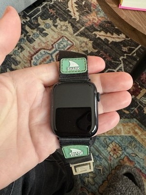 Apple Watch Series 7, 45mm, Locked, Black Aluminum