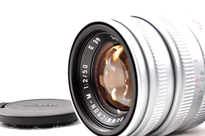 Leica SUMMICRON-M 50mm F2 E39 第4世代 シルバー ライカ ズミクロン M 50mm F2 第4世代 シルバー 極上美品 - 日進堂