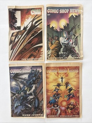 1995 Comic Shop News Lot 4 #431 #437 #438 #443