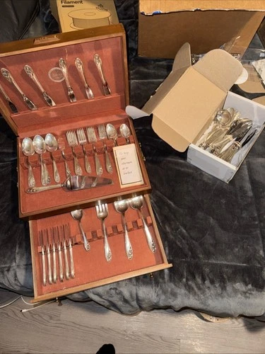 Lily of the Valley by Gorham Sterling Silver Flatware Set 48 Pieces