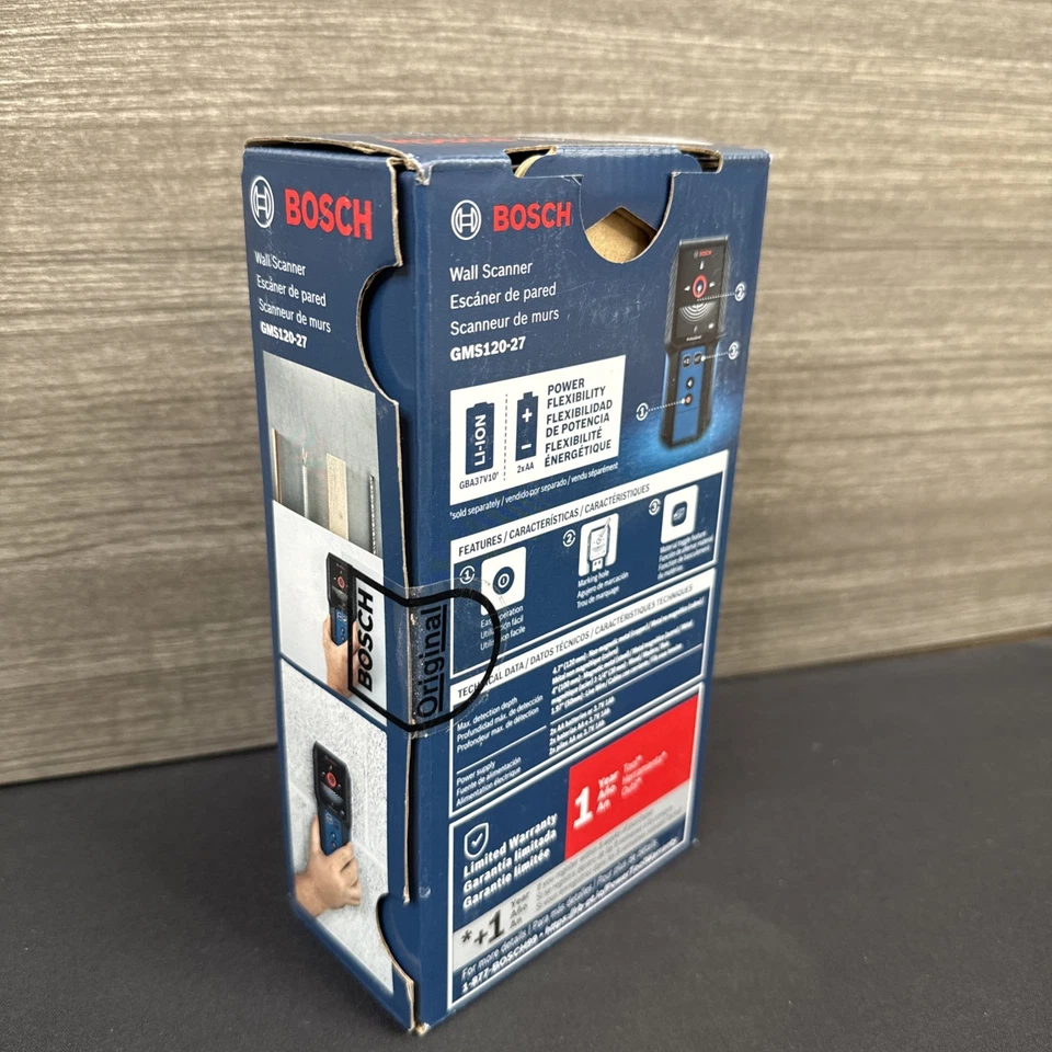 Bosch 4-in Scan Depth Electric/Metal/Wood Finder GMS120-27 [Brand New] - Image 4 of 4
